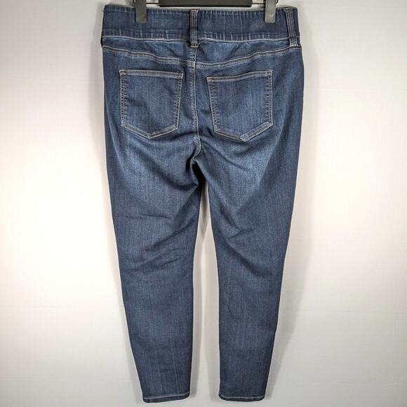 Celebrity Pink Jeans 16 Mid Rise Ankle Skinny Blue Stretch Denim Womens Pants - Picture 2 of 6